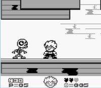 une photo d'Ã©cran de Kid Dracula sur Nintendo Game Boy